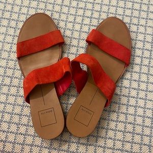 Dolce vita red strappy sandal